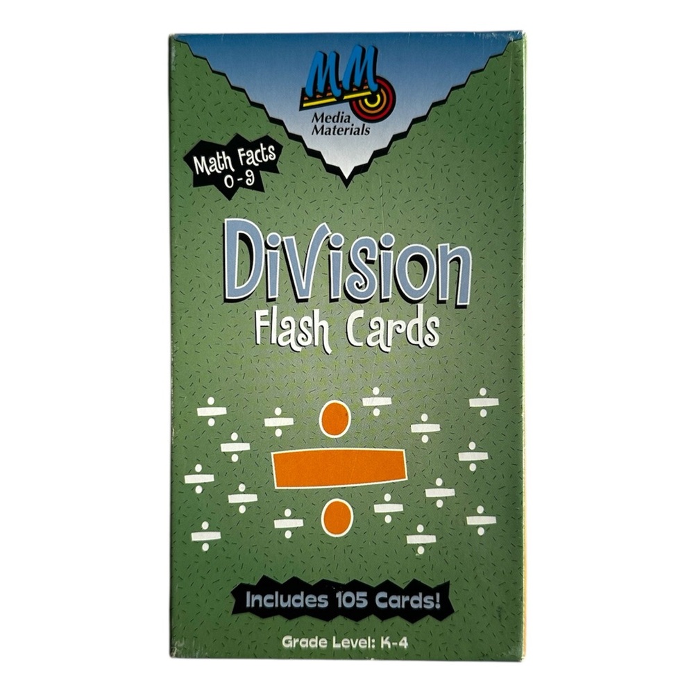 Media Materials Division Flash Card Set Grades K-4 Includes 105 cards